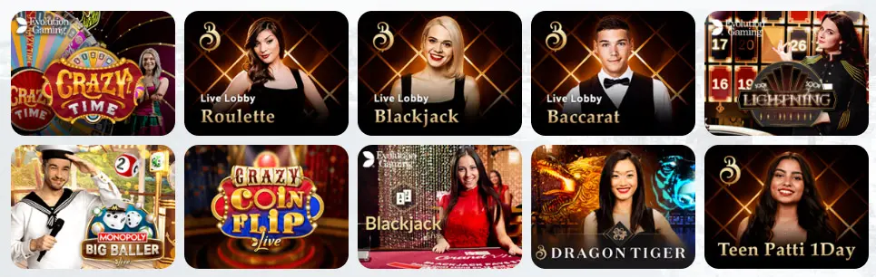 Jeux de casino en direct BC Game Casino