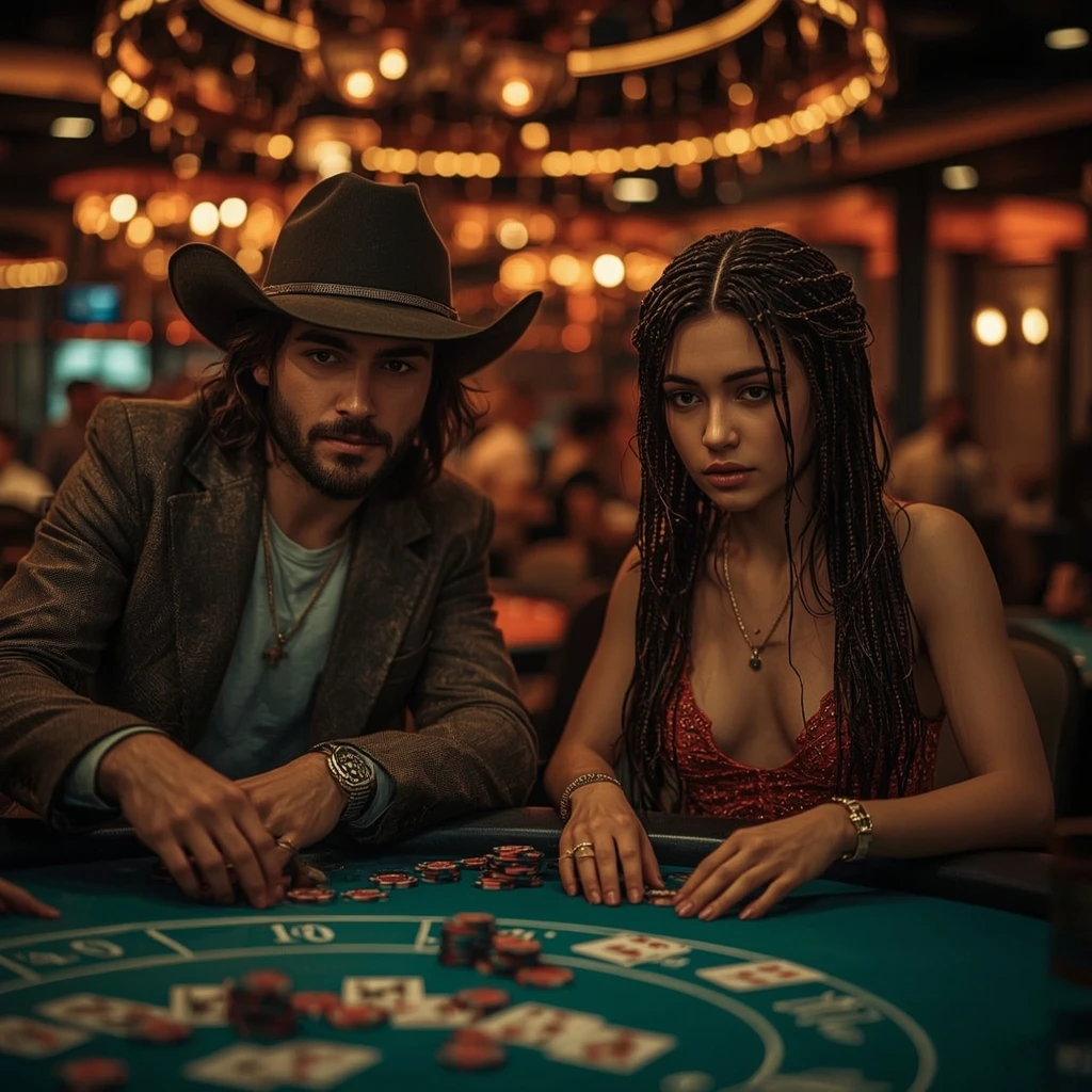 photo de deux joueurs de poker BC Game Casino